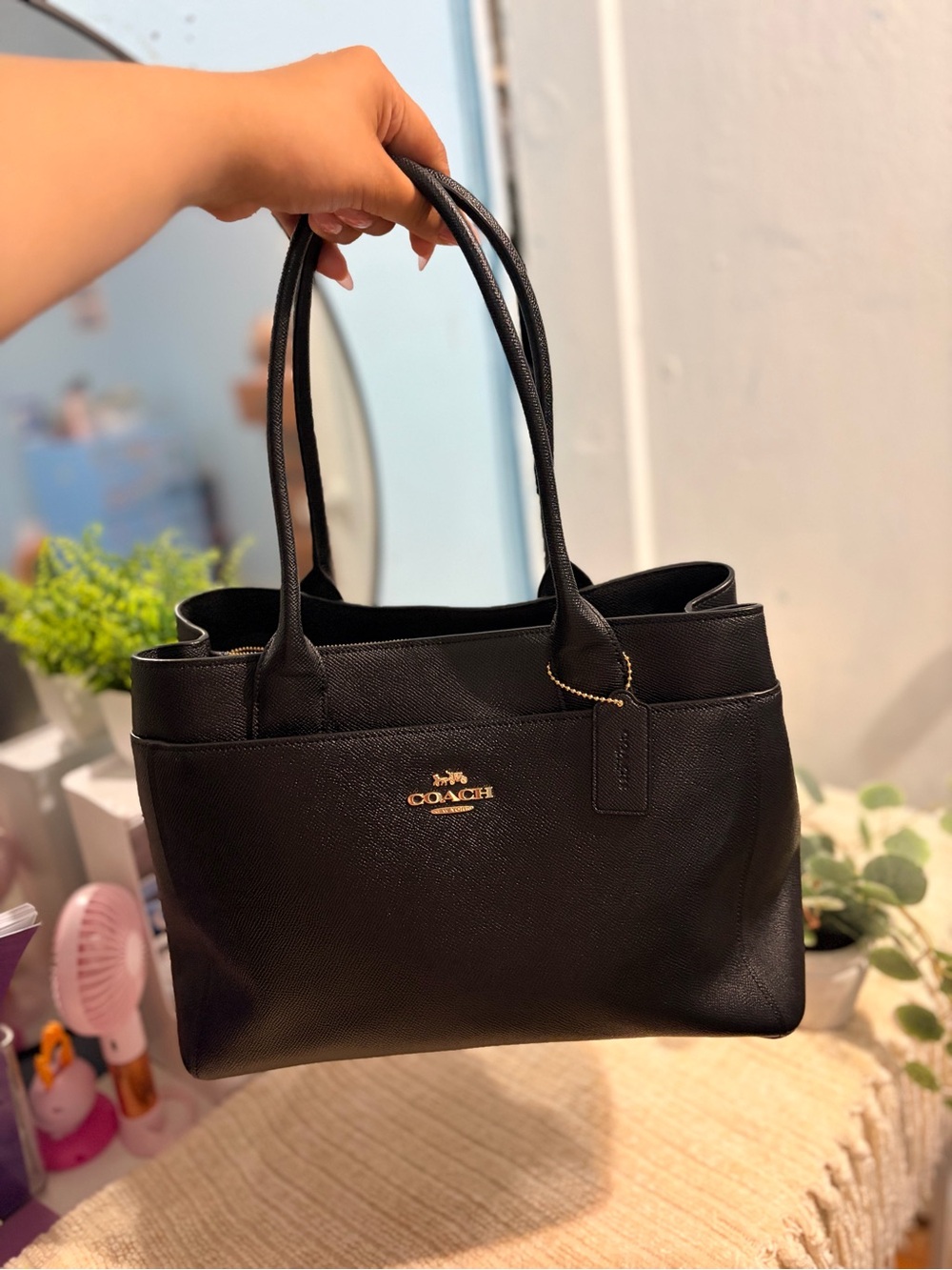 Black coach Casey shoulde/hand bag tote - Picture 2 of 7